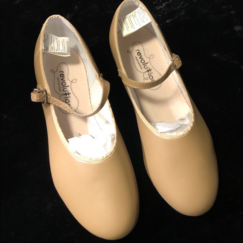 Revolution Dancewear U Shell Tap Shoes Womens 11 NEW
